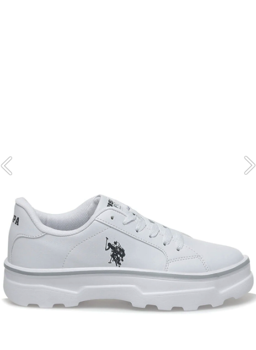 US Polo Assn. Barium 2pr White Women's Sneaker BARIUM 2PR