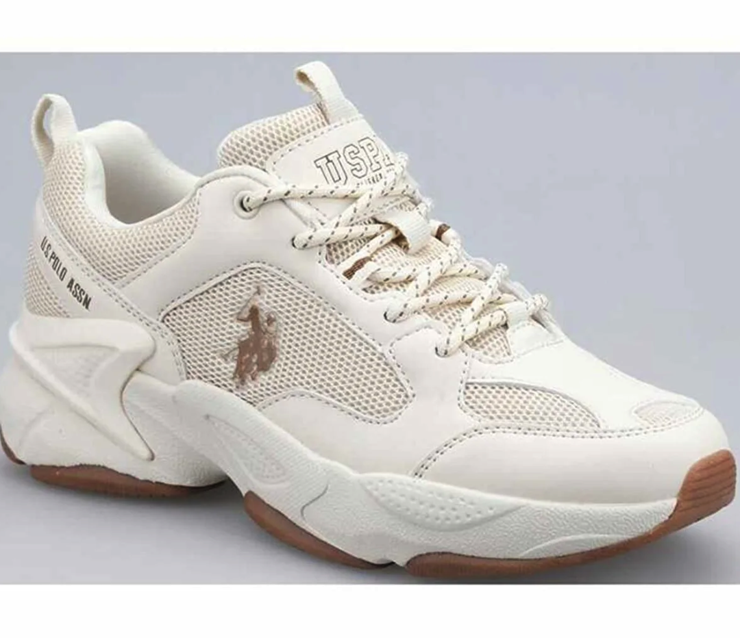 US Polo Assn. 2m Maybe Wmn 2fx Women's Cream Casual Sneakers
