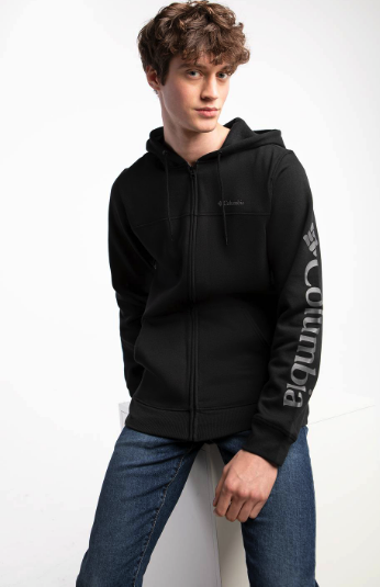 MEN'S COLUMBIA  LOGO FLEECE F-COLLEGIANTE