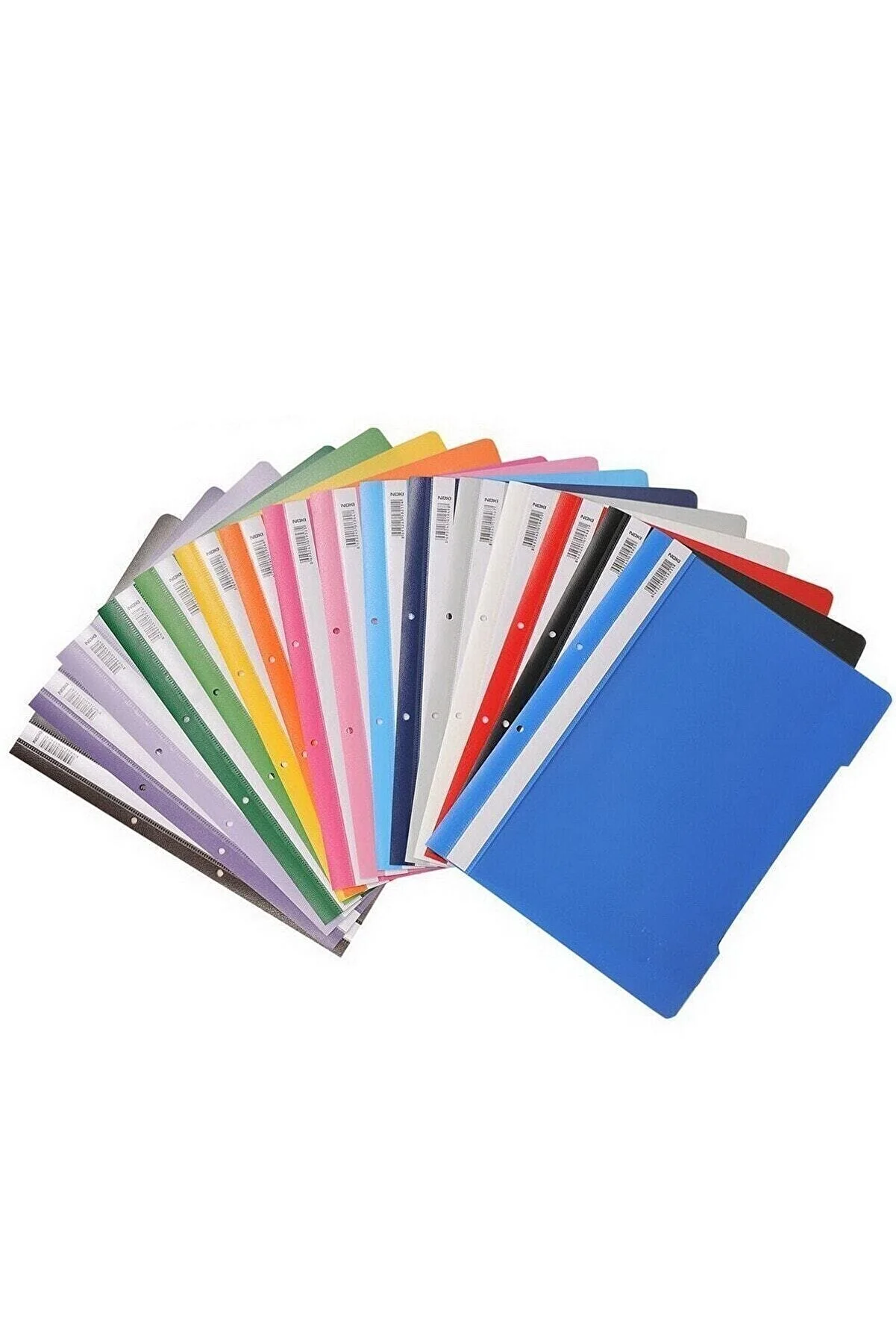 Noki Wire File Plastic Economy A4 Blue (50 Pieces) 114211